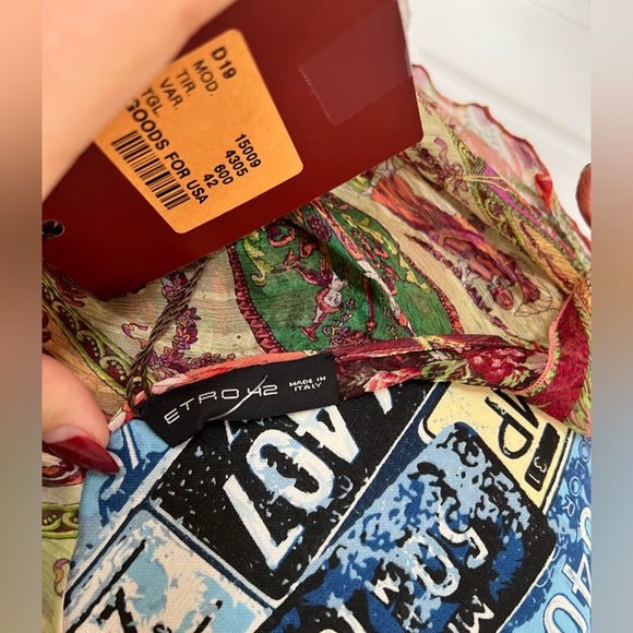 NWT Etro Boho Blouse paisley size 42 - Picture 11 of 11